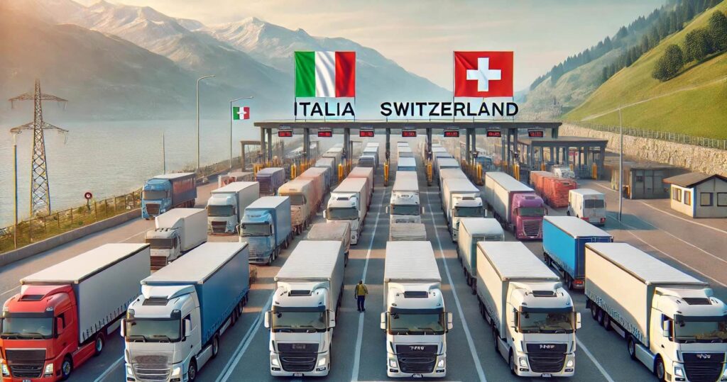 immagine camion dogana