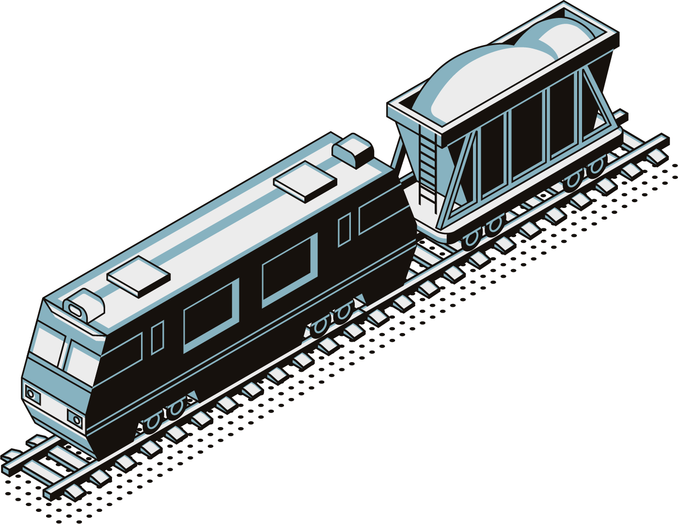 trasporto ferroviario icon home